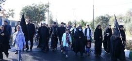 پیاده‌روی دلدادگان اربعین حسینی در باقر شهر و کهریزک برگزار شد
