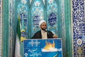 حجت الاسلام والمسلین استیری امام جمعه محترم نیم ور:تفکر راهبردی آمریکایی ها برای امتیاز گیری ازایران،استفاده از ابزار تحریم بوده است