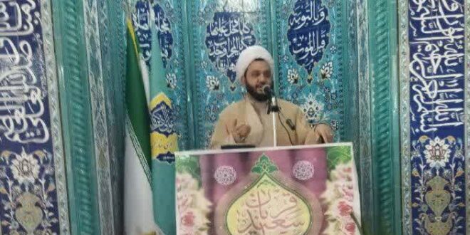 حجت الاسلام والمسلین استیری امام جمعه محترم نیم ور: طرح آمریکایی ، پروژه ای است که هدف آن تغییر مدل ذهنی ملت ایران است