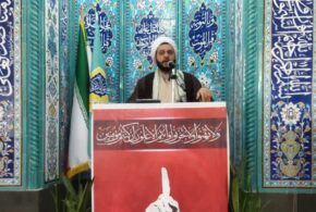 حجت الاسلام والمسلین استیری امام جمعه محترم نیم ور:باسرنگونی  6 فروندجنگنده f35 توسط فرزندان غیور ایران اسلامی، هیمنه آمریکا و اسرائیل شکسته شد