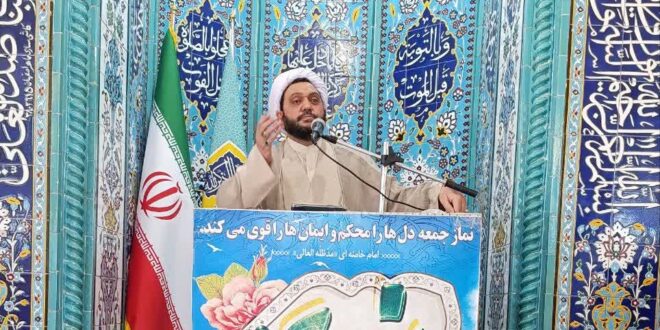 حجت الاسلام والمسلین استیری امام جمعه محترم نیم ور:غنی سازی اورانیوم نه قابل مذاکره است و نه قابل معامله