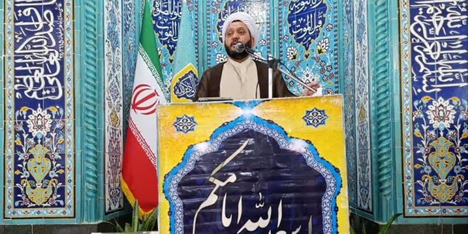 حجت الاسلام والمسلین استیری امام جمعه محترم نیم ور:تجربه نشان داده تنها راه به زانو درآوردن دشمن، مقاومت است؛ نه سازش است نه مذاکره